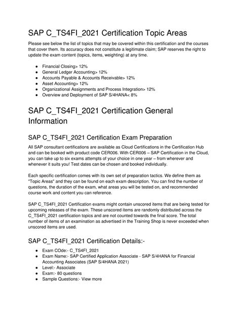 C_TS4FI_2021 Zertifikatsdemo