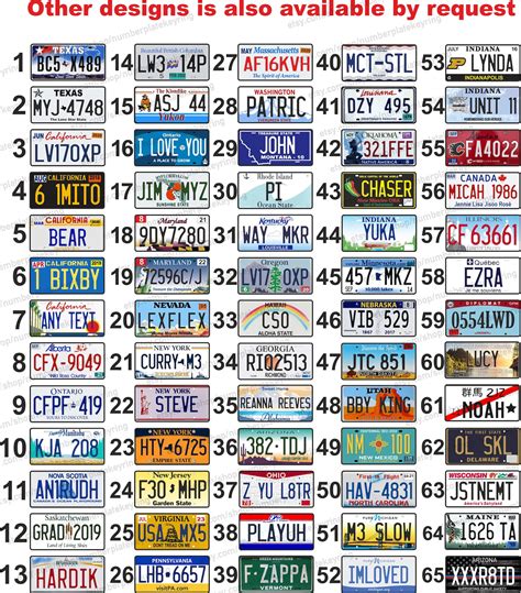 Plate may be personalized with up to 6 or 7 characters, depending on plate type. All plate configurations are based on availability and are subject to review by the Michigan Department of State. The department has the authority to decline to issue a configuration, per state law.. 