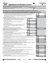 Ca schedule r instructions 2017