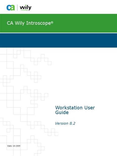Ca wily introscope workstation user guide. - Manuali di servizio per stihl fs90r.