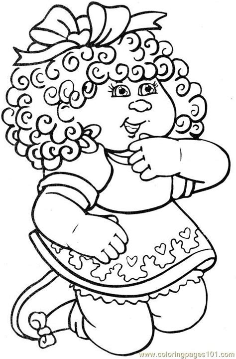 Cabbage Patch Coloring Pages