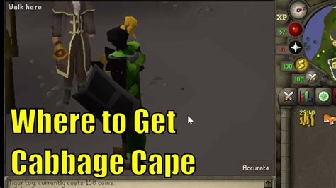 if any of this information helped you please drop a like!Where to buy Cabbage Cape in OSRSLike and Subscribe for more . 