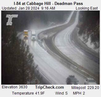 Check out the current traffic and highway conditions on I-84 @ Deadman Pass in Adams, OR.. 