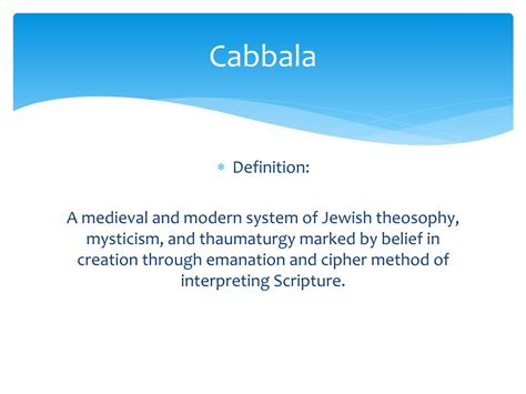 Cabbala Definition & Meaning Dictionary.com