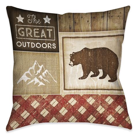 Cabin throw pillows.  Our great options also make great rustic gifts fo...