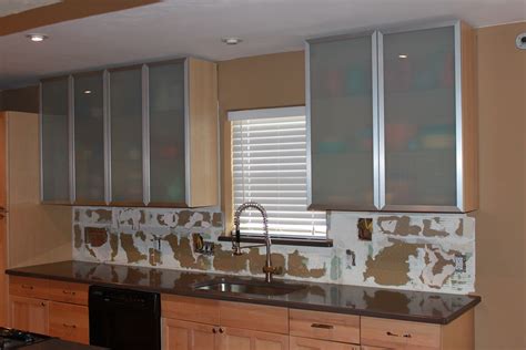 Cabinet Doors With Opaque Glass - Photos & Ideas Houzz