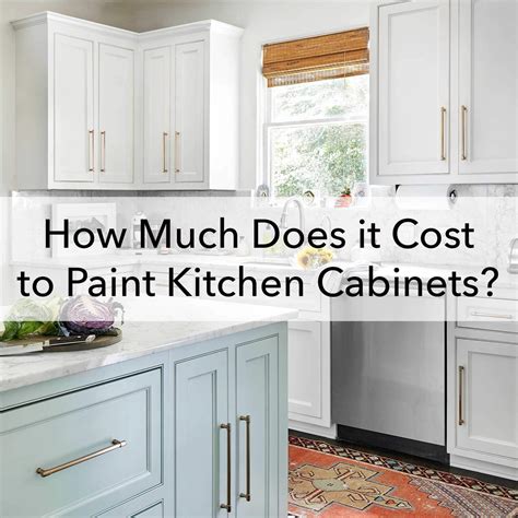Cabinet painting cost. Painting kitchen cabinets is an extremely cost effective way to renovate your home and it’s not going away anytime soon. How much do painted kitchen cabinets cost? The average kitchen we see is about $3,500 – $4,000. 