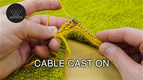 Cable Cast On Knitting Tutorial YouTube