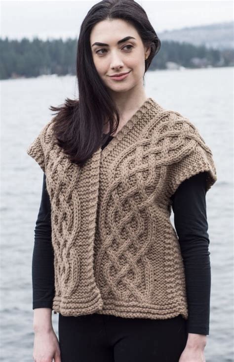 Cable Knit Vest Pattern