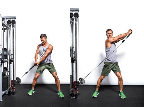Cable workout. Cable Machine Workouts: Final Thoughts . Although cable machines aren’t as popular as free weights, they offer many benefits for your workouts. Cable machines are safer, more versatile, and can give you a more time-efficient exercise session. To review, here are the 12 best cable machine workouts for you to try: Cable Lat Pulldowns; Cable ... 