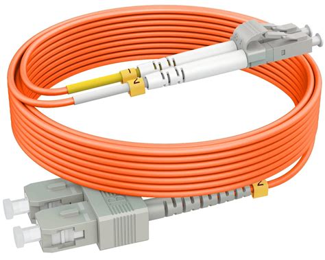 Cables Direct SC-SC, OM2, MMF, 0.5m fibre optic cable Orange boxxe