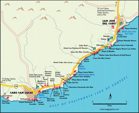 Cabo Corridor Map