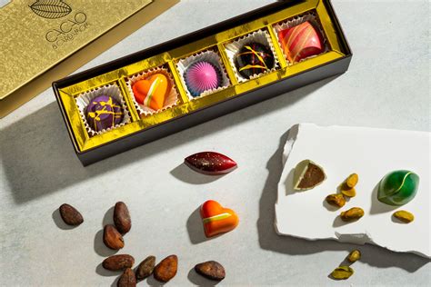 Cacao and cardamom. Ramadan Collection Gift Box, 16 piece. 12 Reviews. $55.00. Add to Cart. Artisan Egg Bar. 2 Reviews. $18.00. Add to Cart. Candied Orange Peels covered in a 68% Bolivian Dark Chocolate--perfect for a Chocolate & Citrus Lover! 
