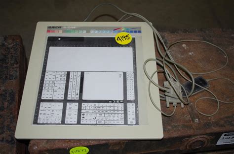 Cad tablet. 8&rdquo; color display, adjustable reading light, and unmat...