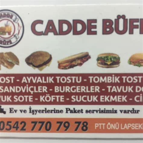 Cadde Büfe Facebook. 