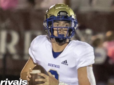 BRENTWOOD – Cade Granzow rushed for three touchdowns and threw another, Brentwood’s defense forced four turnovers and the Bruins claimed a third consecutive regular season ‘Battle of the Woods’ victory. 
