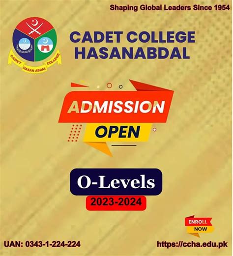 Cadet College Hassan Abdal 8th Class O Level Admission Entry Test Syllabus