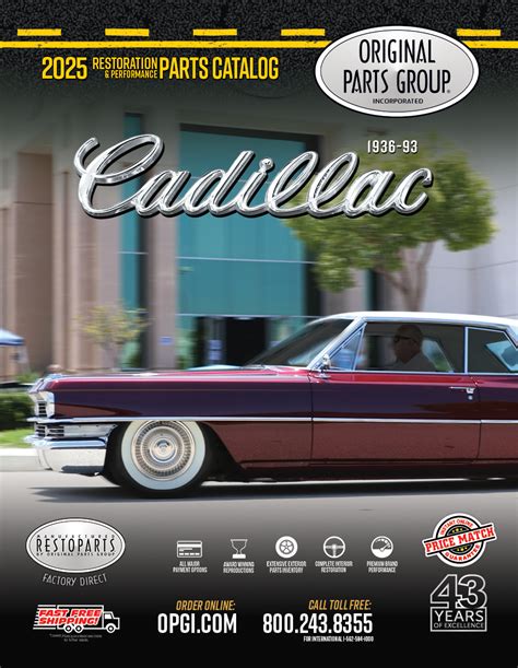 Cadillac Restoration Catalog