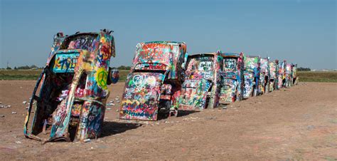 Cadillac ranch amarillo. Jan 26, 2020 · 7. The Cadillac Ranch Source: flickr The Cadillac Ranch. The Cadillac Ranch is one of the most famous pieces of art in the country and was established in 1974 by a group of artists from the area. The colorful art installation is an ode to Route 66, as Amarillo sits along this famous road, and is made up of ten Cadillac cars that are half ... 