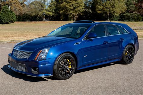 Cadillac Model: CTS-V Wagon Body type: Wagon Doors: 4 doors Drivetrain: Rear-Wheel Drive Engine: 556 hp 6.2L V8 Exterior color: Gray Combined gas mileage: 15 MPG Fuel type: Gasoline Interior color: Black Transmission: Automatic Mileage: 92,625 NHTSA overall safety rating: Not Rated Stock number: PL144690 VIN: 1G6DV8EP5B0144690