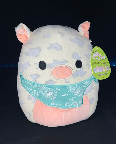 Caedyn stackable squishmallow. NWT Squishmallow Caedyn Pink Hearts Cow Plush 12” HTF Valentines Day 2022 Rare 