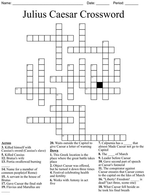  Welcome all users to the only page that has all information and answers, needed to complete Crossword Explorer game. Some levels are difficult, so we decided to make this guide, which can help you with Crossword Explorer Caesar’s “these” crossword clue answers if you can’t pass it by yourself. This game was created by a PlaySimple Games ... . 