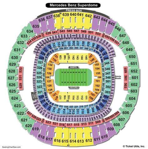 Caesars superdome new orleans seating chart. Section 337 Seating Notes. For football games, we recommend these seats for impressing a guest. For football games, desirable view from near midfield. Views from near center court for basketball games. Premium seating area as part of the Loge Club for Saints games. Full Caesars Superdome Seating Guide. 