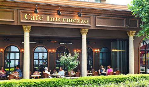 Café intermezzo. 205 Demonbreun St. Nashville, TN 37201. Sunday-Wednesday, 9 am - 9 pm. Thursday, 9 am - 10 pm. Friday-Saturday, 9 am - 11 pm. Photo: @juno_castle. Café Intermezzo, with it’s trademark European ambience and Mediterranean inspired menu, is one of our favorite options for any meal downtown. Intermezzo specializes in craft espresso and coffee as ... 