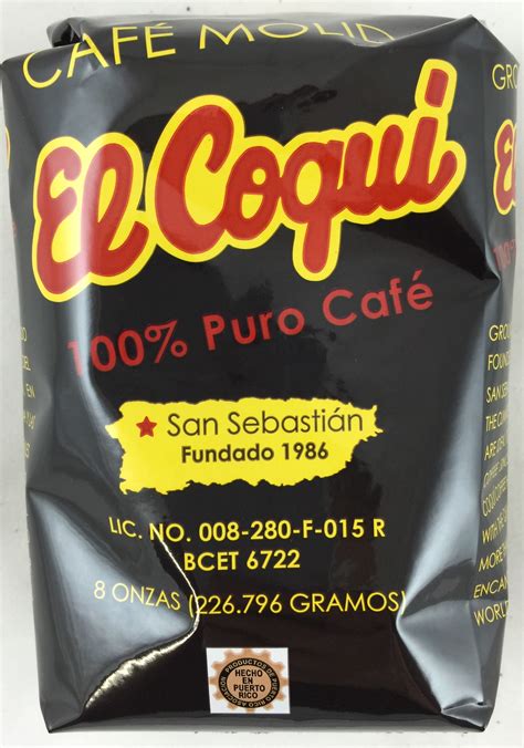 Cafe coqui. Bold Puerto Rican Coffee Variety Mix - Cafe Borinquen, Cafe Coqui, Cafe Lareno, Cafe Adjuntas (1 - 8oz pack of each) 4.7 out of 5 stars 468 $24.83 $ 24 . 83 