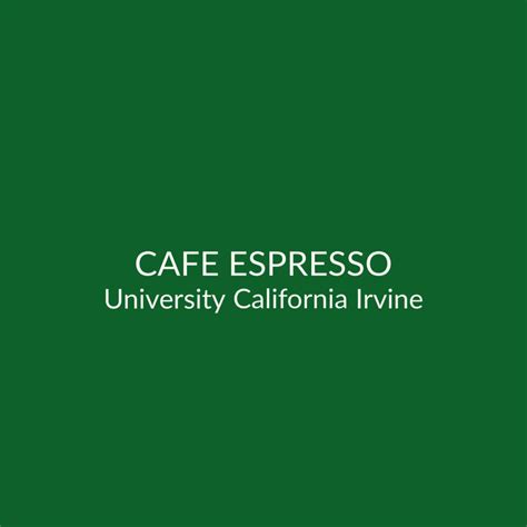 Cafe espresso uci. Things To Know About Cafe espresso uci. 