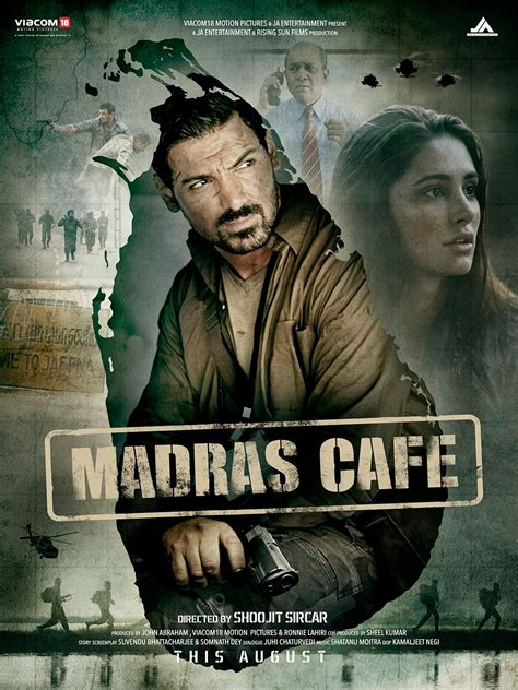 High resolution official theatrical movie poster for Madras Cafe (2013). Image dimensions: 1292 x 1964.. 