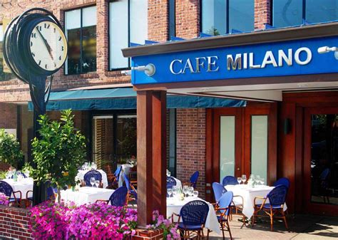 Cafe milano georgetown washington. Jan 11, 2024 · Stop by for a multi-course brunch, lunch or dinner at Kyojin, 1789, Brasserie Liberte, El Centro D.F., Farmers Fishers Bakers, Filomena Ristorante, Flavio Italian Restaurant, Cafe Milano, Fiola Mare, il Canale, La Chaumiere, The Sovereign, Susheria, CUT by Wolfgang Puck, Fitzgerald's, and Tony & Joe's Seafood Place - several of which include optional wine or cocktail pairings. 