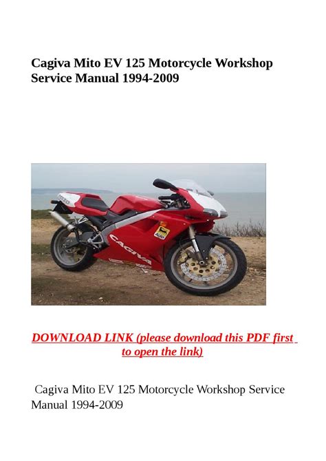 Cagiva mito 125 service repair workshop manual. - 2048hv jd sabre lawn mower manual.