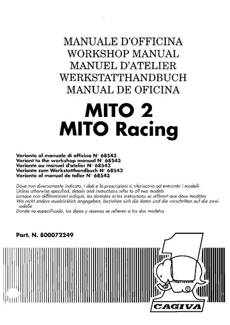 Cagiva mito 2 racing 1992 service manual. - La route sanglante du jardinier blott.