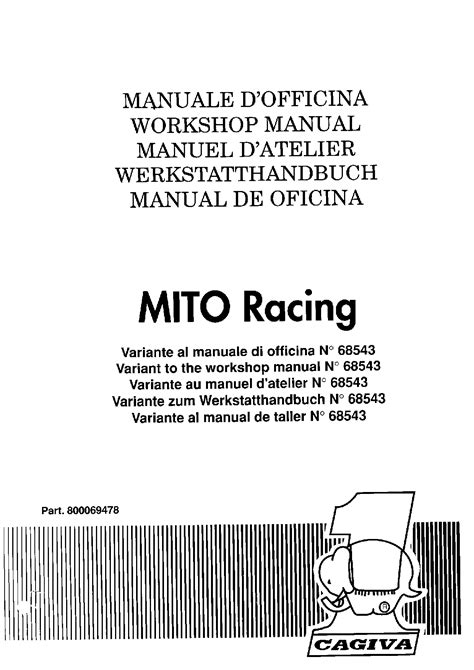 Cagiva mito racing 1991 workshop service repair manual. - Daihatsu terios service repair workshop manual download 97 05.