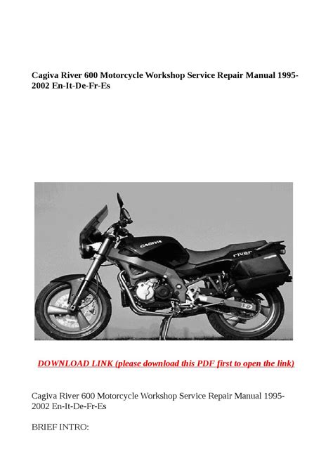 Cagiva river 600 workshop manual 1995 1998. - Actiontec mi424wr rev e user manual.