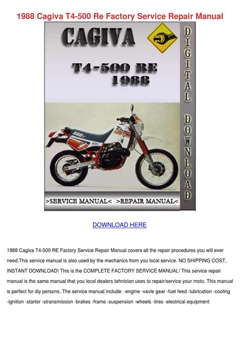 Cagiva t4 500 re r e 1988 88 service repair workshop manual. - Being a man a guide to the new masculinity.