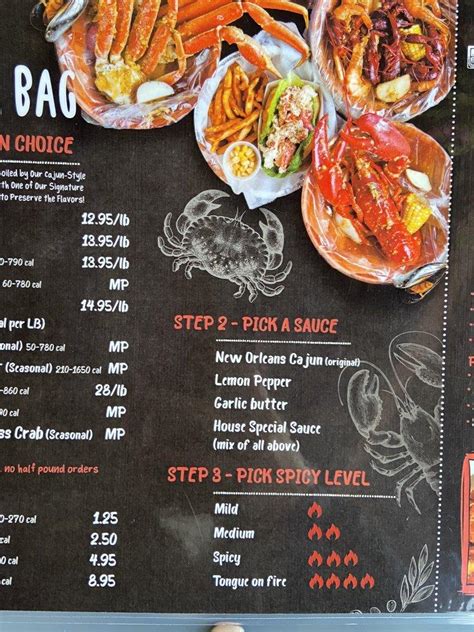 Cajun crackin menu. Going out for a meal is a great way to satisfy an appetite without doing the cooking. When it comes time to choose where to go, it’s helpful to glance over the menu online. This wa... 