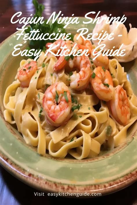Cajun ninja shrimp fettuccine. Instructions. Preheat oven to 350°F. Bring a large pot of water to boil and add the seafood seasoning (crawfish, shrimp and crab boil seasoning). Add the fettuccine noodles and cook for 8-9 minutes, until al dente. Drain and set aside. Add the stick of butter to a large skillet and turn on the heat to med-high. 