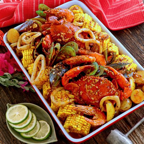 Cajun seafood boil. Jun 14, 2564 BE ... Steps to Make It · Gather the ingredients. · Add the water to the pot, along with the salt, lemon and onion slices, and cayenne. · Add the&... 