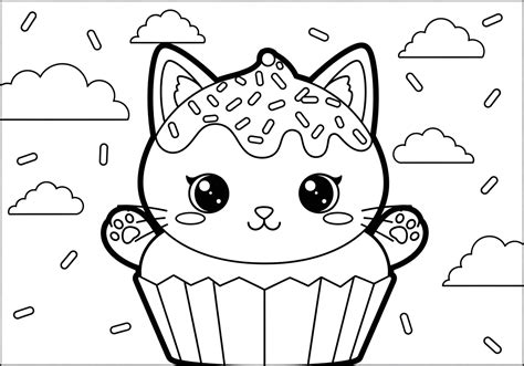 Axolotl Drinking Boba Coloring Page