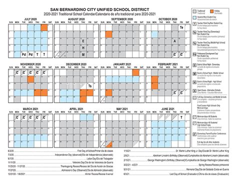 Cal State San Bernardino Academic Calendar