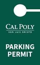 Cal poly parking permit. com I didn&rsquo;t get the parking permit : ( I live half an hour away f...