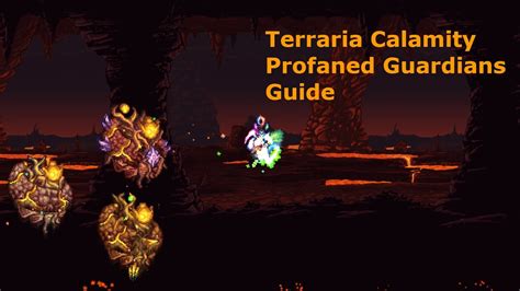 Calamity profaned guardians. The Profaned Guardians are usually the first Post-Moon Lord bosses that you will face in your playthrough. The Profaned Guardians are summoned by using the Profaned Shard in The Hallow or The Underworld biome during the day. This guide will mention items exclusive to Expert and Revengeance Mode... calamitymod.fandom.com. 