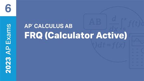 Calc bc 2023 frq. May 12, 2023 ... 2023 AP Calculus BC FRQ #5 a. Area between two curves b. Improper integral c. Integration by parts. 