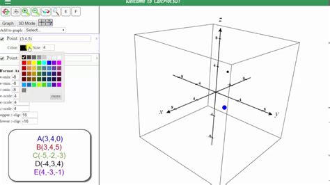 Calc plot 3d.  For point, line, plane, sphere, circle Calc 3D calculates distances, inters...