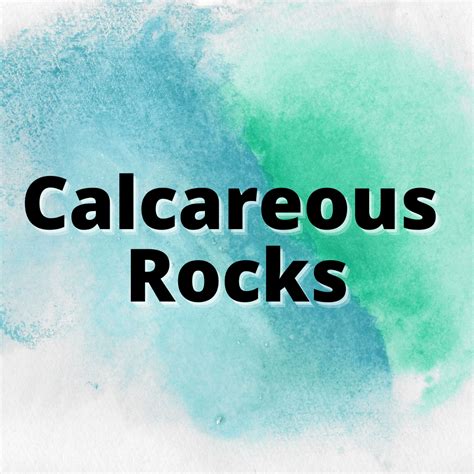 calcareous: [adjective] resembling calcite or calcium carbonate especially in hardness. . 