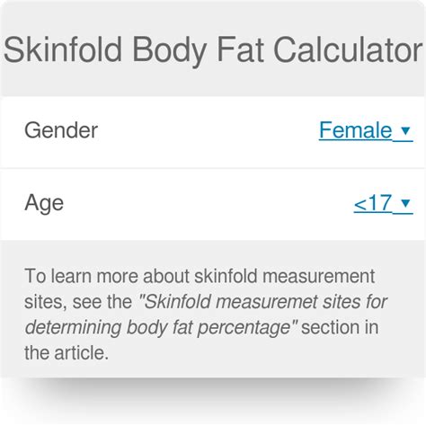 Calculate Your Body Fat Percentage livestrong