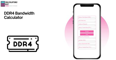 Calculate ddr bandwidth.  Use this tool to calculate the memory bandwidt...