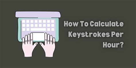You will need a couple of things. We’ll use the average number of keystrokes in a word, five. Typically, data entry typists take a ten-minute break per hour. So, we will use 50 minutes instead of 60 for our calculation. To calculate KPH, use the formula below. WPM * 5 * 50 = KPH . 